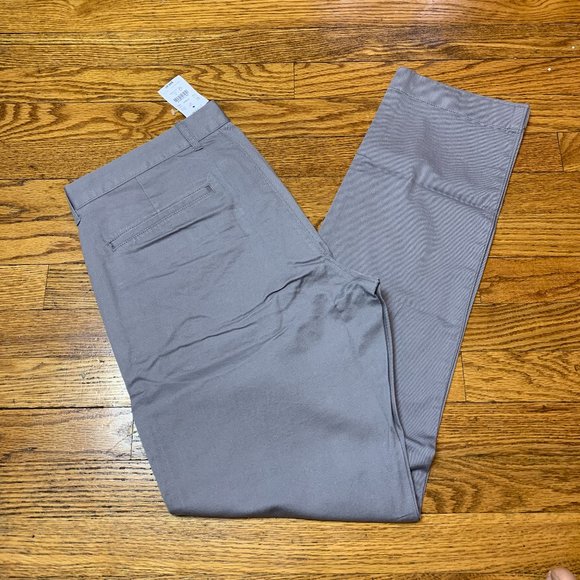 J. Crew Other - J. Crew Mens Flex Slim Pants Gray Flat Front 33x32